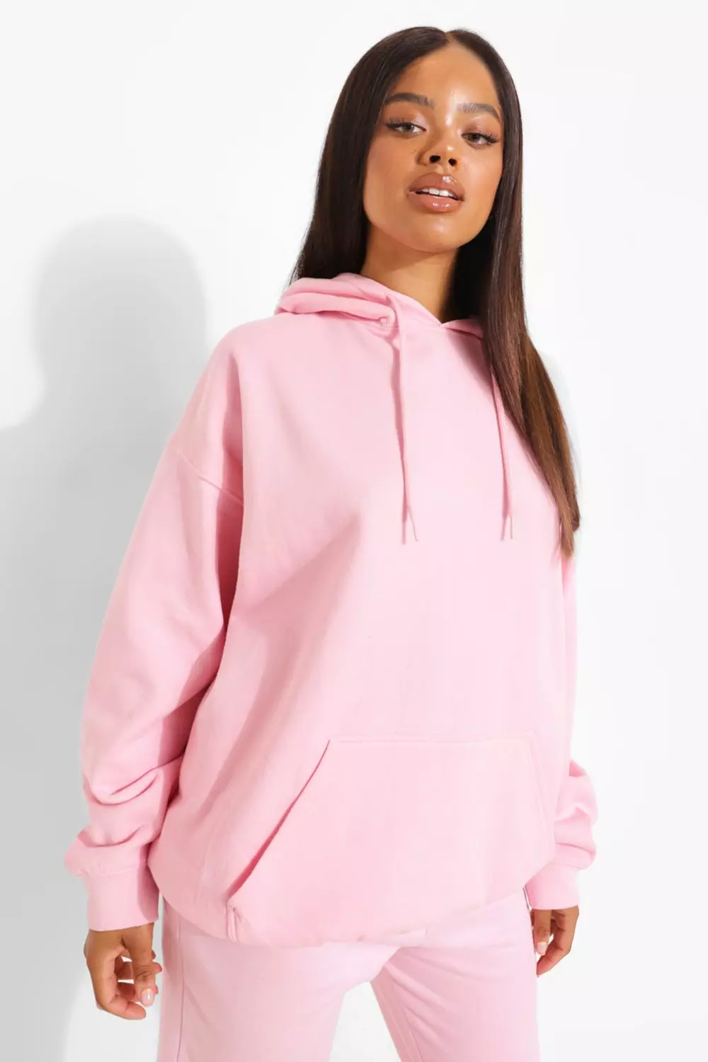 Light pink hotsell pullover hoodie